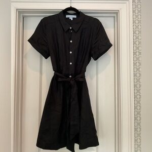 Hill House black linen dress
